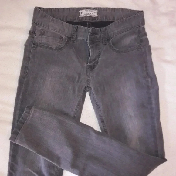 Free People Gray Jeans - Picture 1 of 3